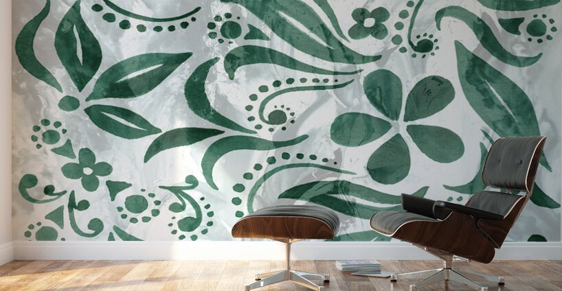 Flowers Glow 5 Wall Murals