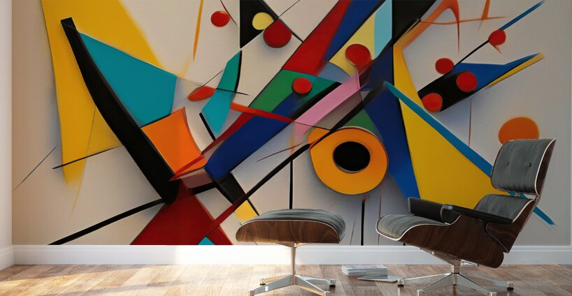 GROUCHO MARX 3D ABSTRACT Wall Murals