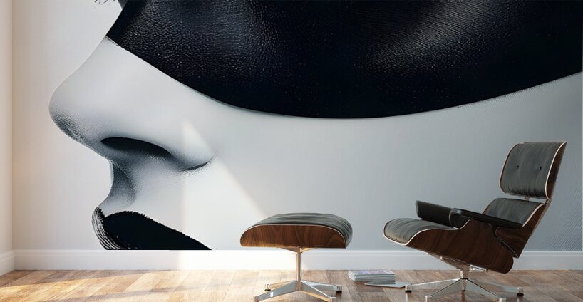 Minimlistic Lady 1 Wall Murals