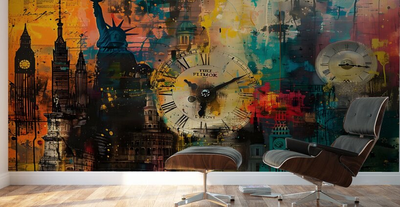 Statue of Tower Colosseum 3 Wall Murals