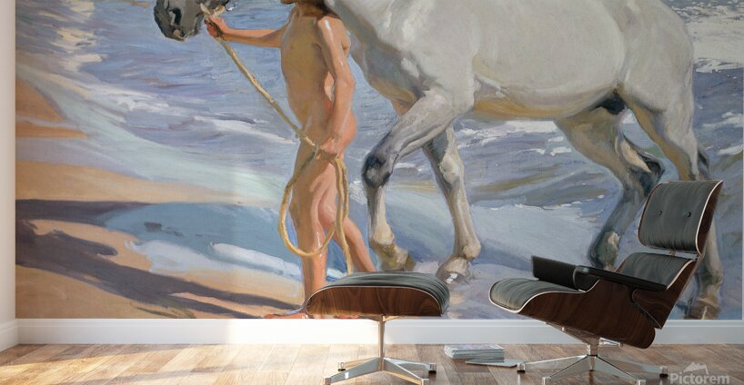 Joaquin Sorolla y Bastida   The Horse’s Bath Wall Murals