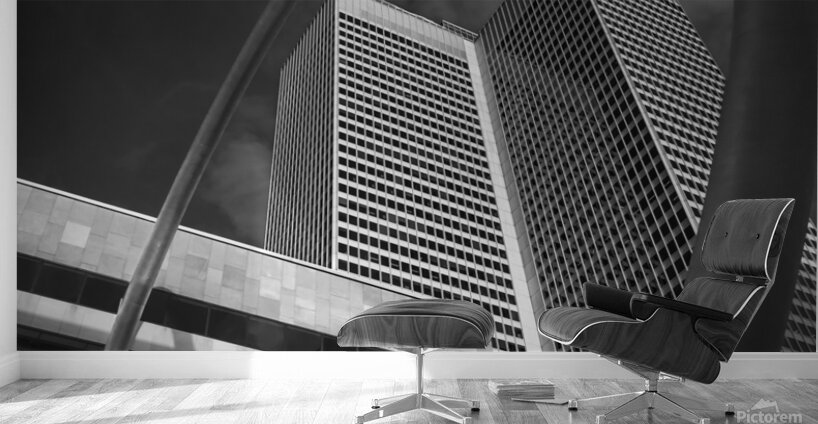 Geometric Conflict Wall Murals