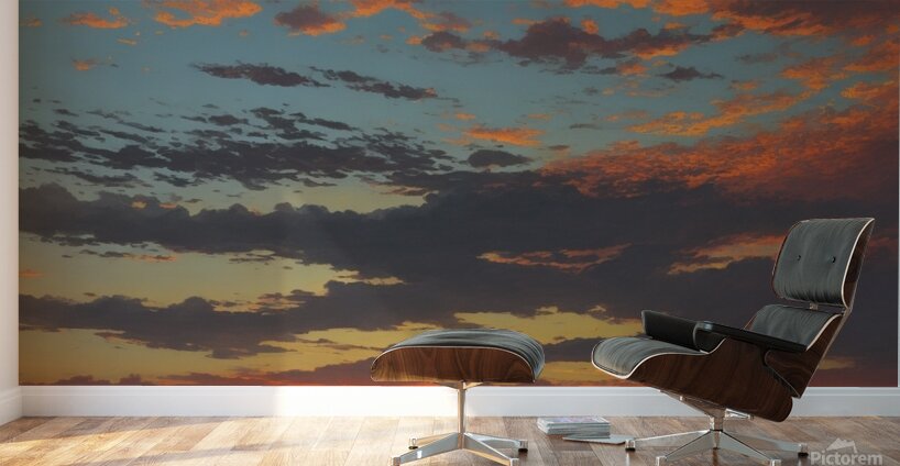 SUNSET OVER THE SEA 0 Wall Murals