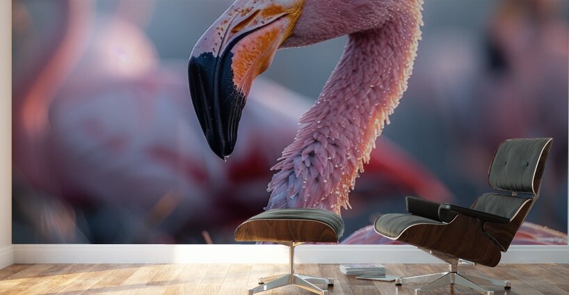 Flamingos  Wall Murals