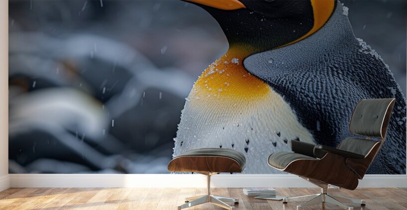 Arctic Sparkle Penguin Wall Murals