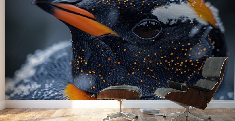 Snowy Penguin Wall Murals