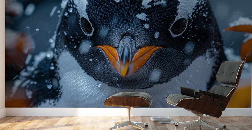 Icy Penguin Wall Murals