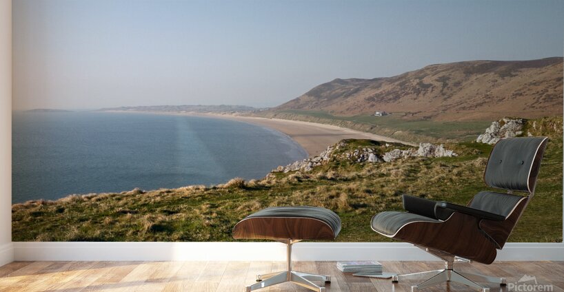 Rhosilli bay beach 1 Wall Murals