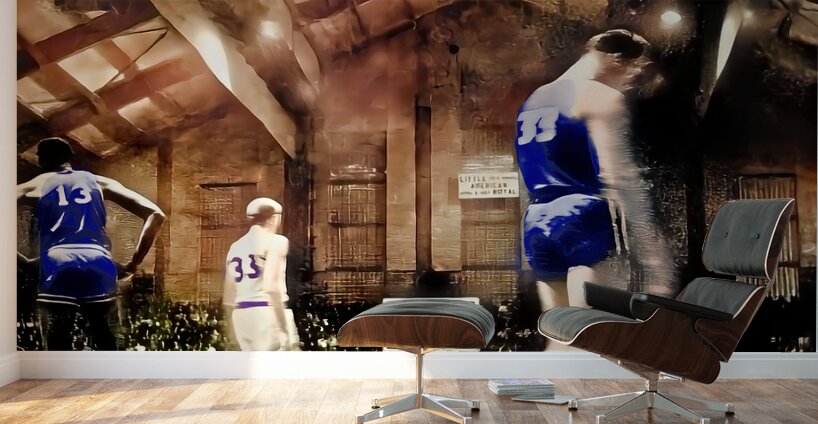 Kansas State Basketball at Ahearn Fieldhouse Wall Murals