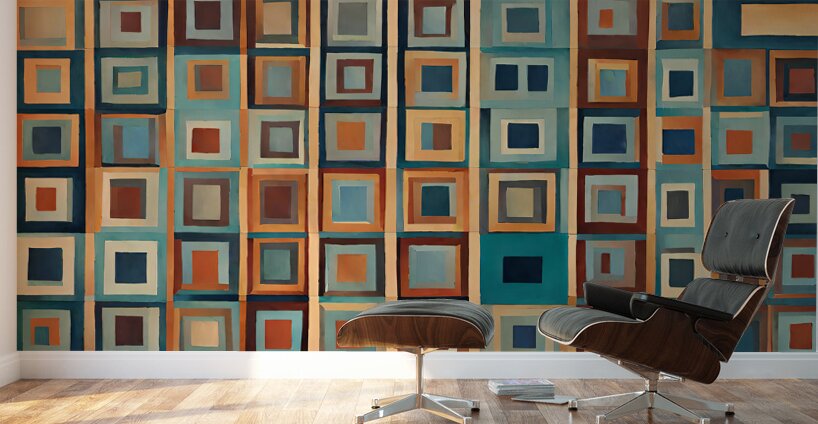 Cubist Spectrum Wall Murals