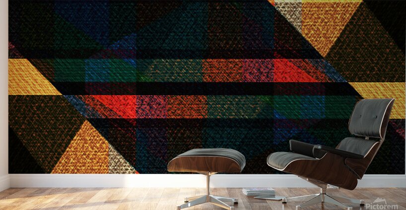 FractalColor Dark no1 Wall Murals