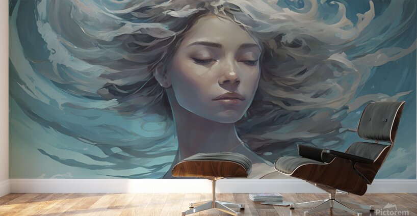 Design a concept that encapsulates the emotiona Wall Murals