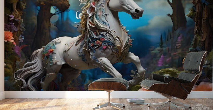 Default masterpiece multilayered fantasy diorama Wall Murals