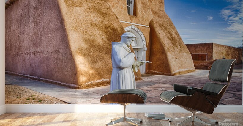 San Francisco Mission and Statue Wall Murals