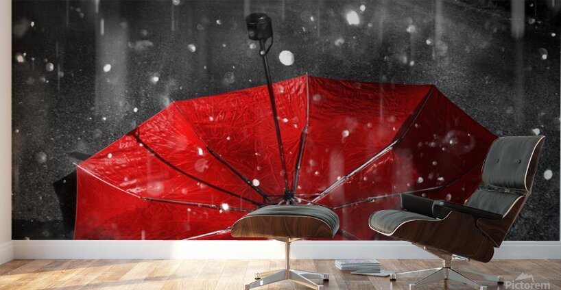 Gone with the rain Wall Murals