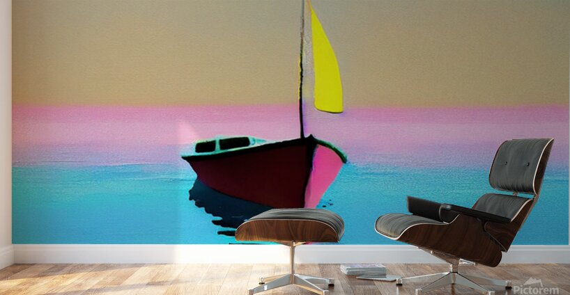 Escape Boats5 Wall Murals