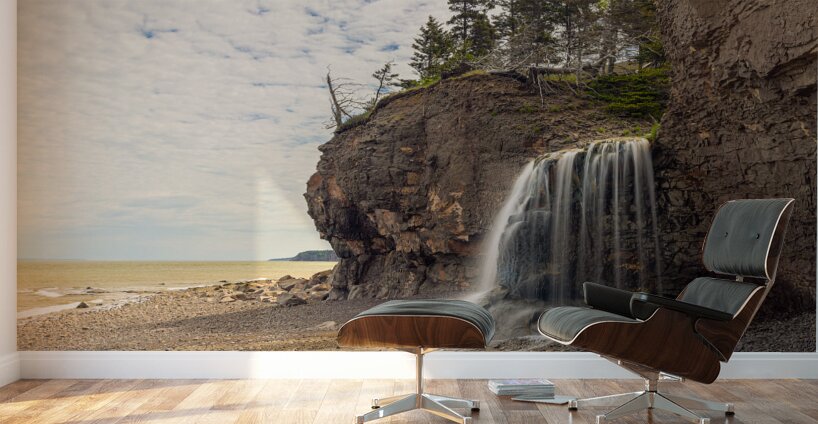 Seaside Waterfall Wall Murals