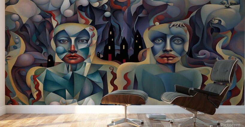 doubled2 Wall Murals