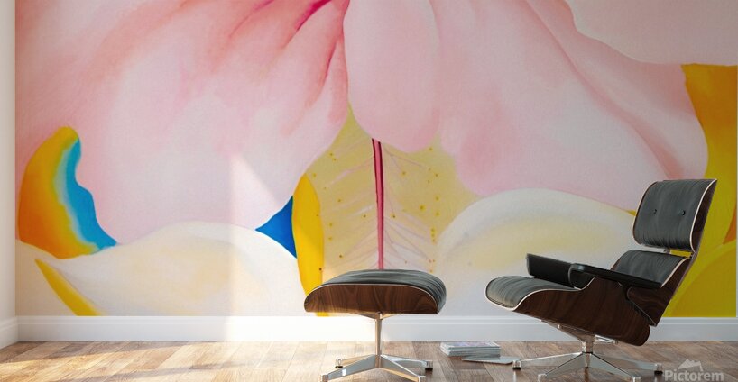 Georgia OKeeffe - Hibiscus with Plumeria Wall Murals