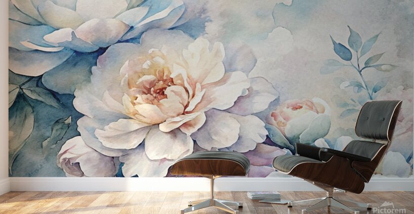 Ethereal Blooms 1 Wall Murals