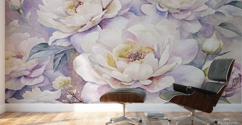 Ethereal Blooms 24 Wall Murals