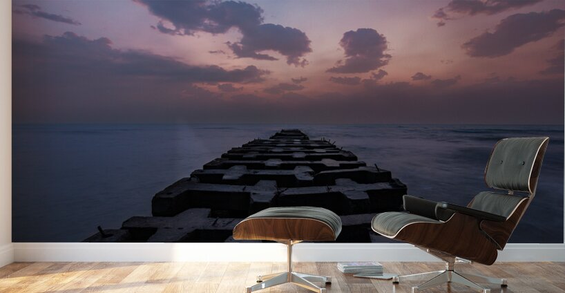 Sunrise Jetty Wall Murals