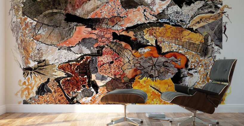 Dream of the Wood City 07 by Benoit Moreau Wall Murals