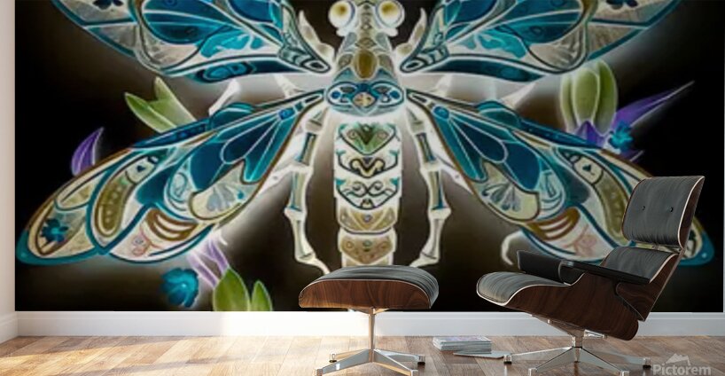 Invert Dragonfly Wall Murals