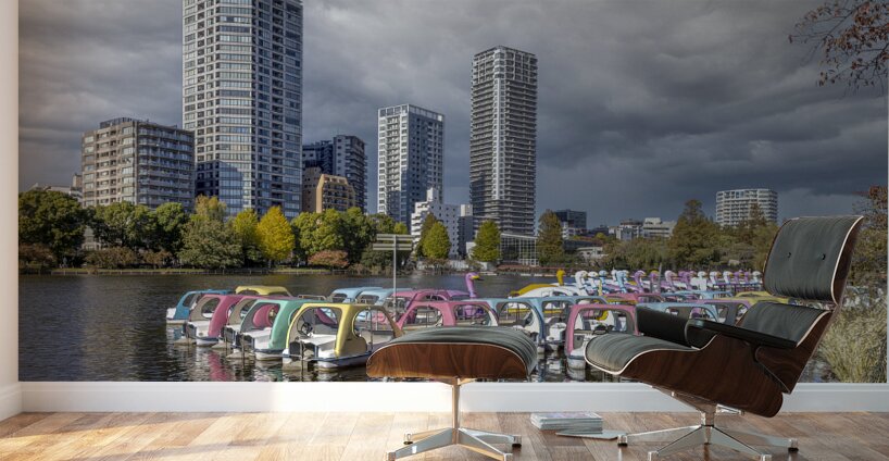 lake in Ueno Park in Tokyo Wall Murals