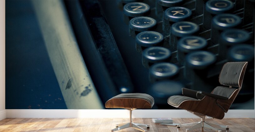 old typewriter background  Wall Murals
