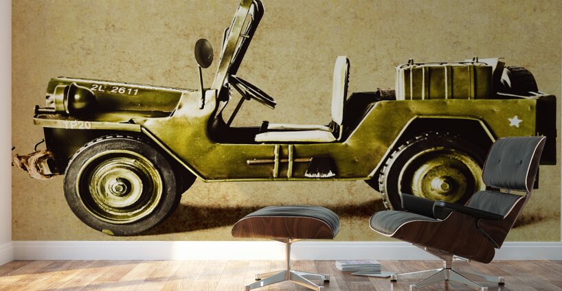 Army jeep Wall Murals