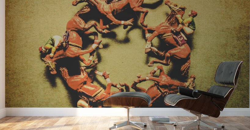 Around the racetrack Wall Murals