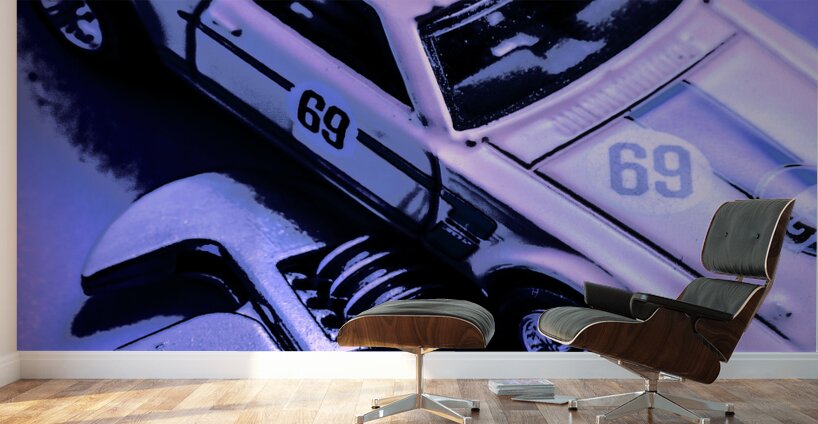 Wrench and muscle Wall Murals