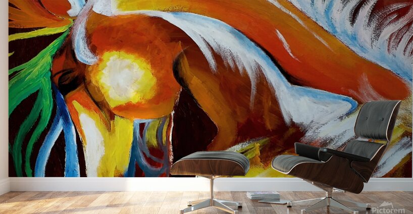 Vibrant Horse Wall Murals