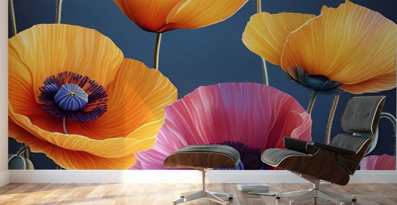 Floral Spectrum 5 Wall Murals
