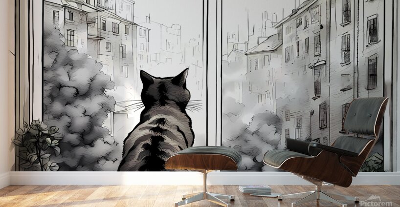 Admiring The View Wall Murals