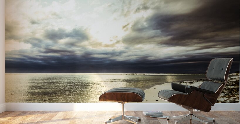 Scenic sea sunrise Wall Murals