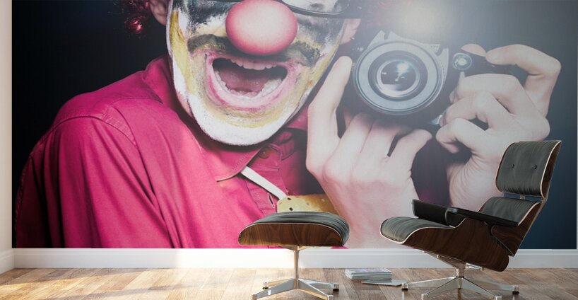 Paparazzi Taking Photograph At Red Carpet Event Wall Murals