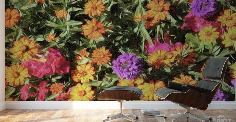 Floral Explosion Wall Murals