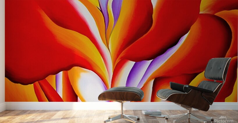 Georgia OKeeffe - Red Canna. 1924  Wall Murals