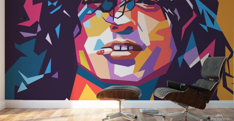 Jimmy Page art Wall Murals