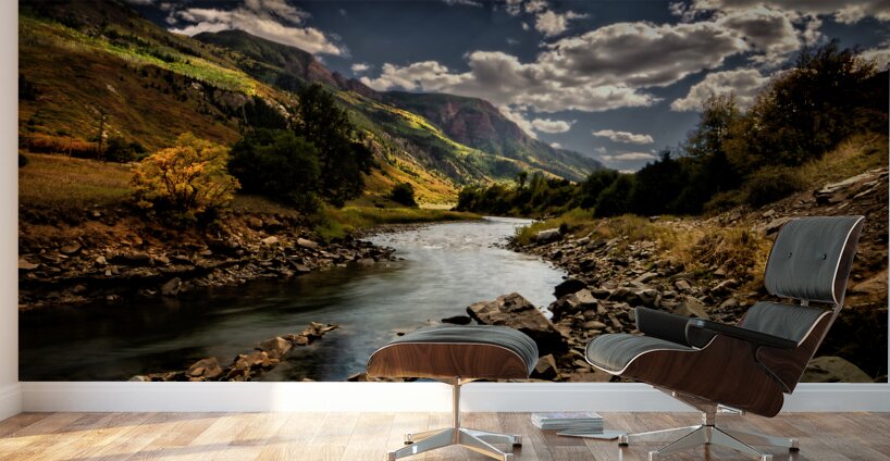 Colorado Crystal River in Autumn Wall Murals