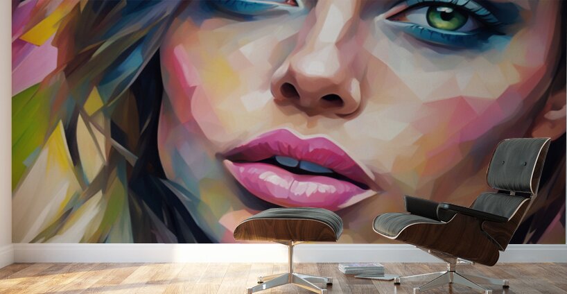 Painted Portrait 38 Wall Murals