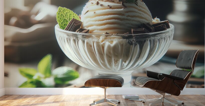 Vanilla ice cream 10 Wall Murals