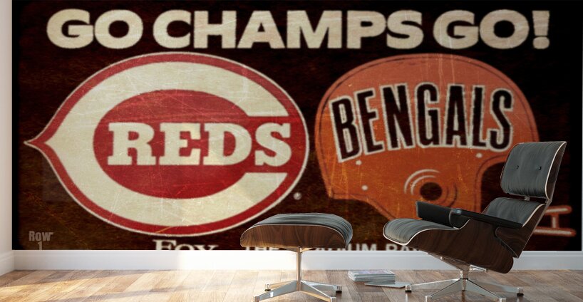 go champs go cincinnati sports teams Wall Murals