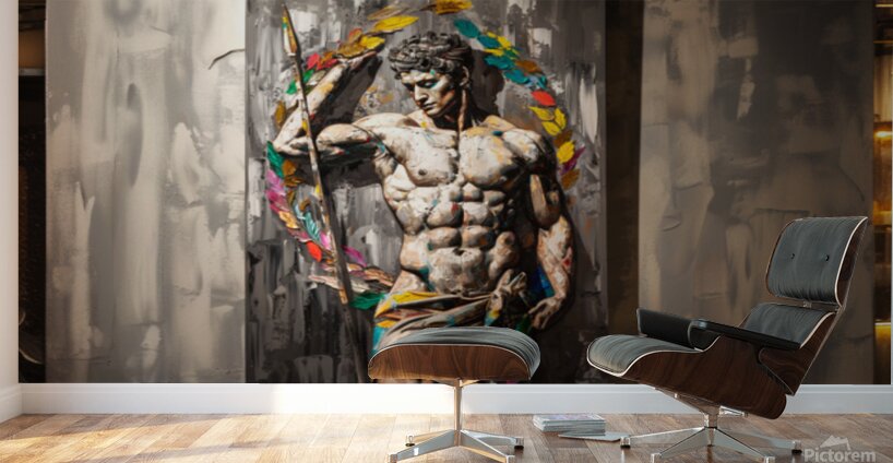 006 AI1 3 Adonis masterpiece of ancient sculpture Wall Murals
