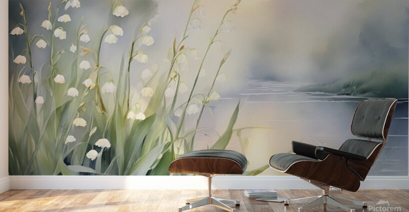  Serenity by the Stream Wall Murals