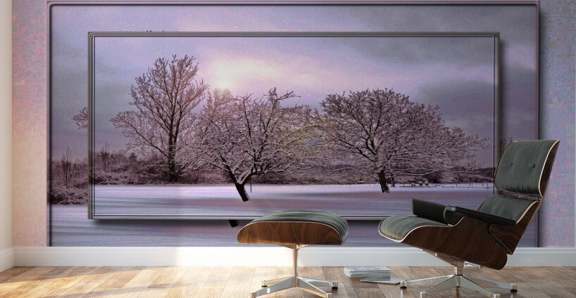 January Trees Version 2 DF Wall Murals