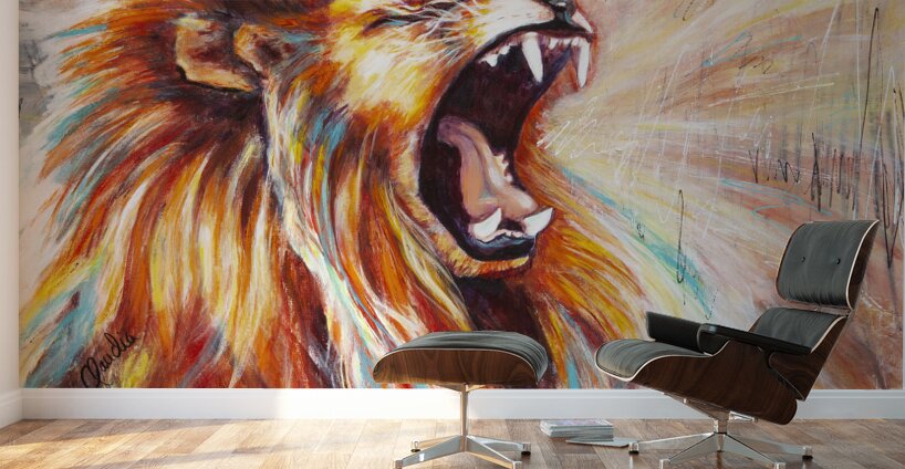 He Roars  Wall Murals