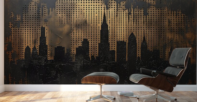 Skyline of the City 2 Impression murale